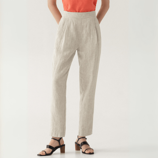 Linen Tales Melange Linen Gladiolus Trousers