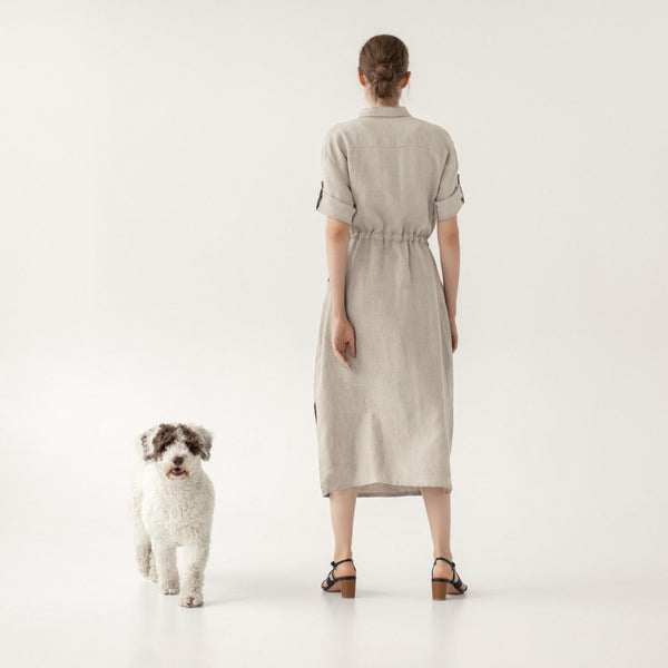 Linen Tales Melange Linen Linden Dress