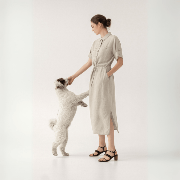 linen tales Melange Linen Linden Dress