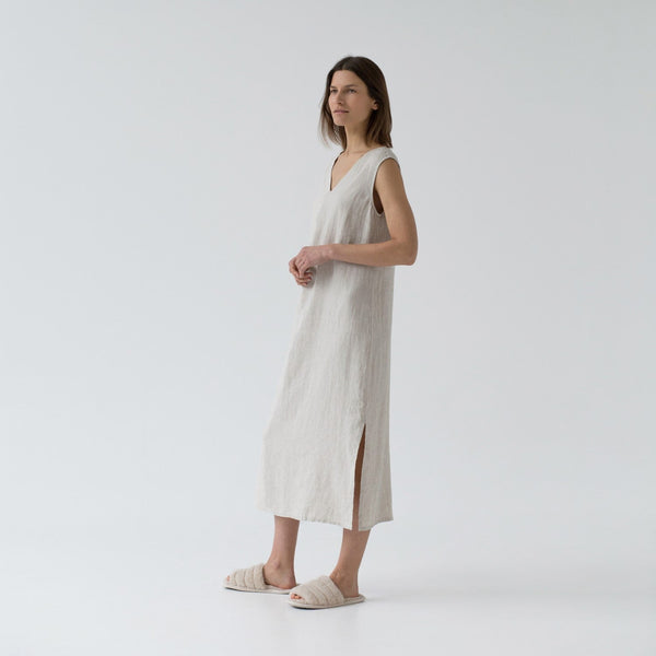 Linen Tales Melange Linen Nasturtium Nightdress