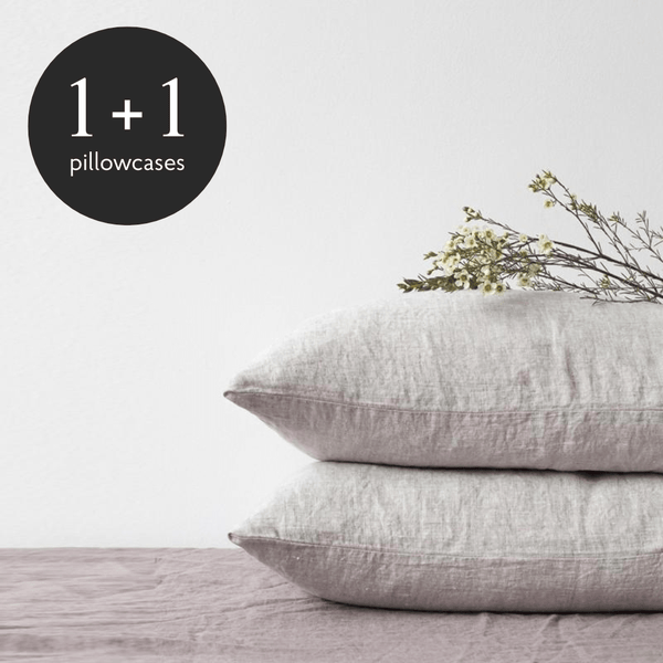 linen tales Melange Linen Pillowcase
