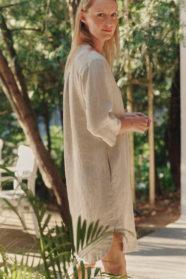 Linen Tales Melange Linen Prelude Dress