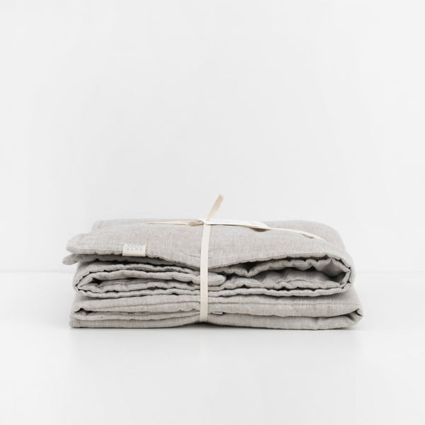 Linen Tales Melange Linen Quilted Blanket