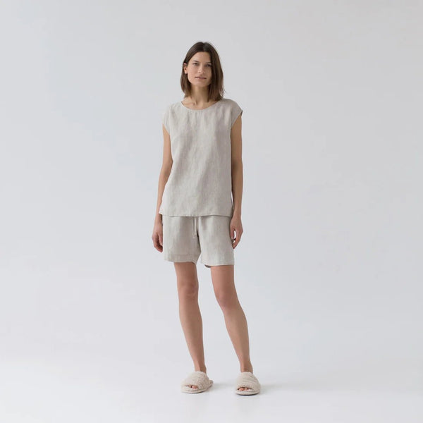 linen tales Melange Linen Verbena Pyjama Set