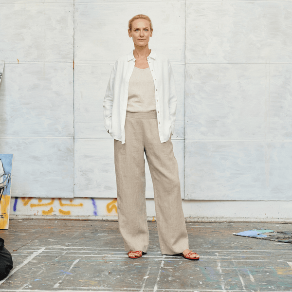 Linen Tales Melange Linen Willow Trousers