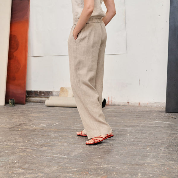 Linen Tales Melange Linen Willow Trousers