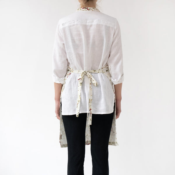 Linen Tales Mistletoe Linen Daily Apron