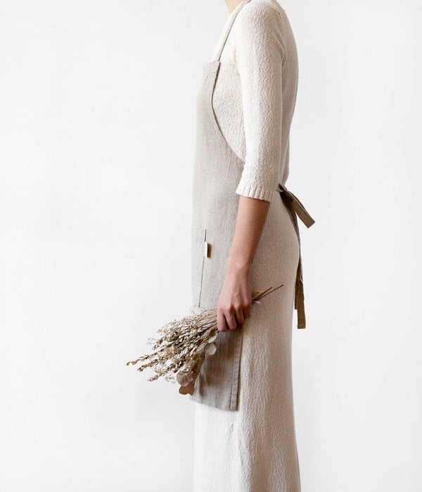 Linen Tales Natural Linen Daily Apron