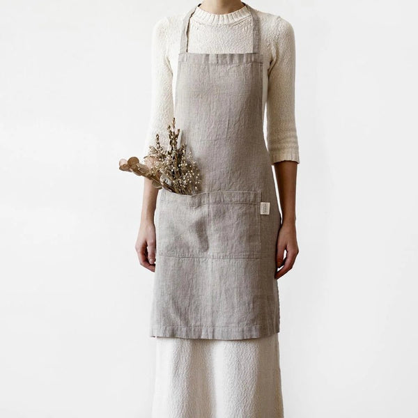 Linen Tales Natural Linen Daily Apron