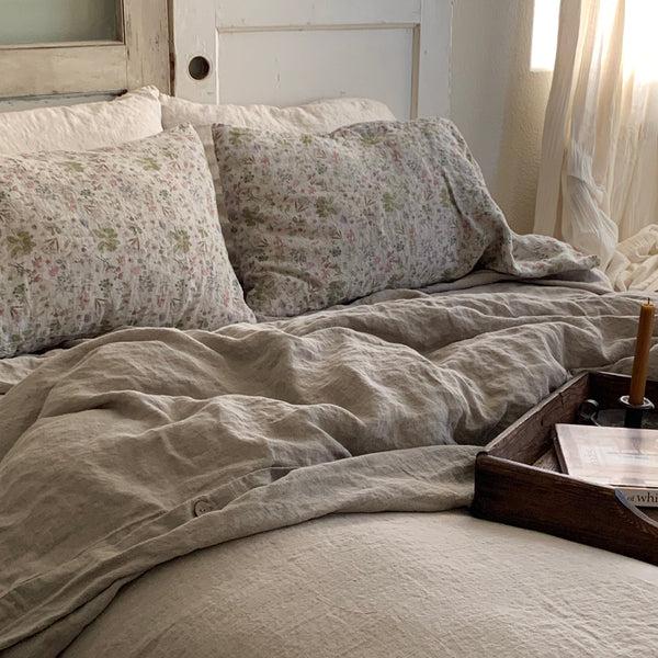 Linen Tales Natural Linen Duvet Cover