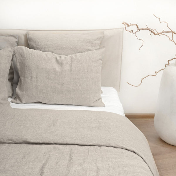 Linen Tales Natural Linen Duvet Cover Set
