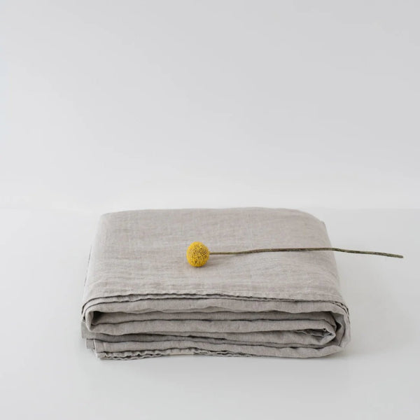 linen tales Natural Linen Flat Sheet