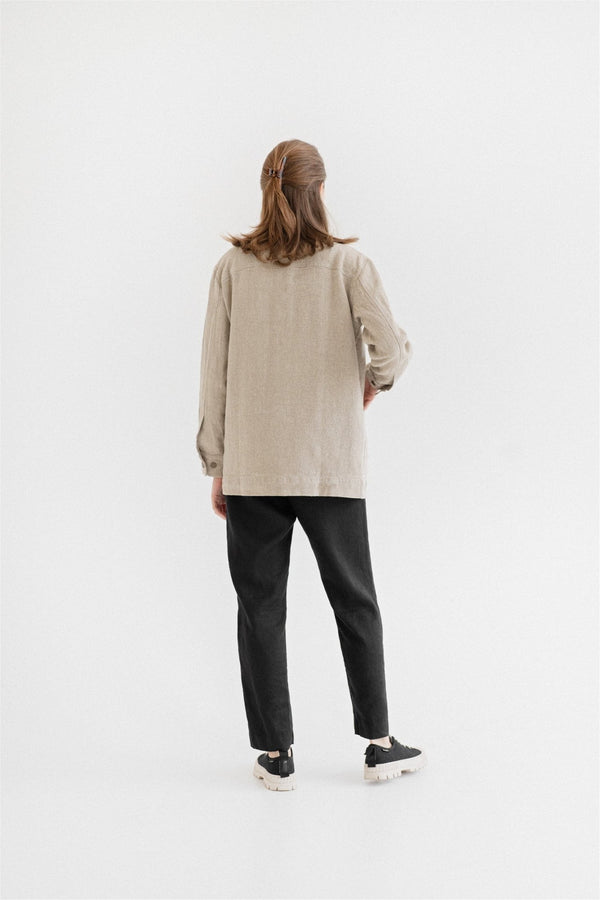 Linen Tales Natural Linen Maple Jacket