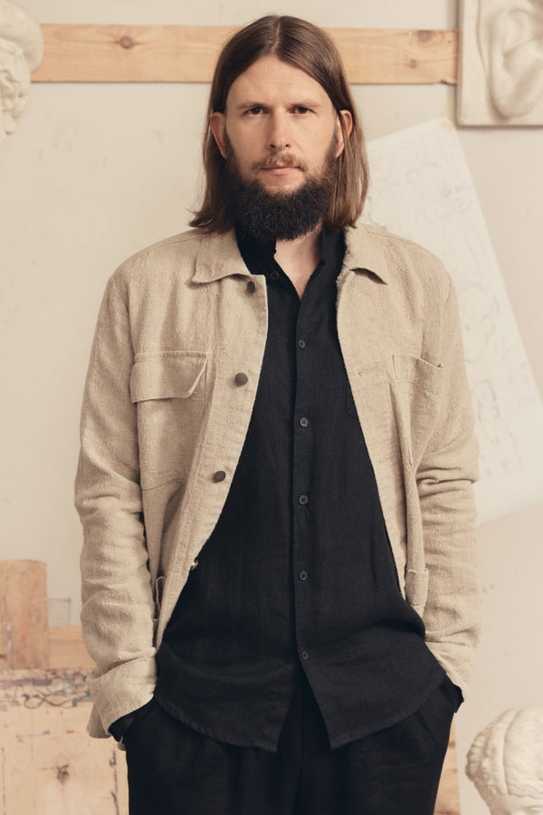 Linen Tales Natural Linen Maple Jacket