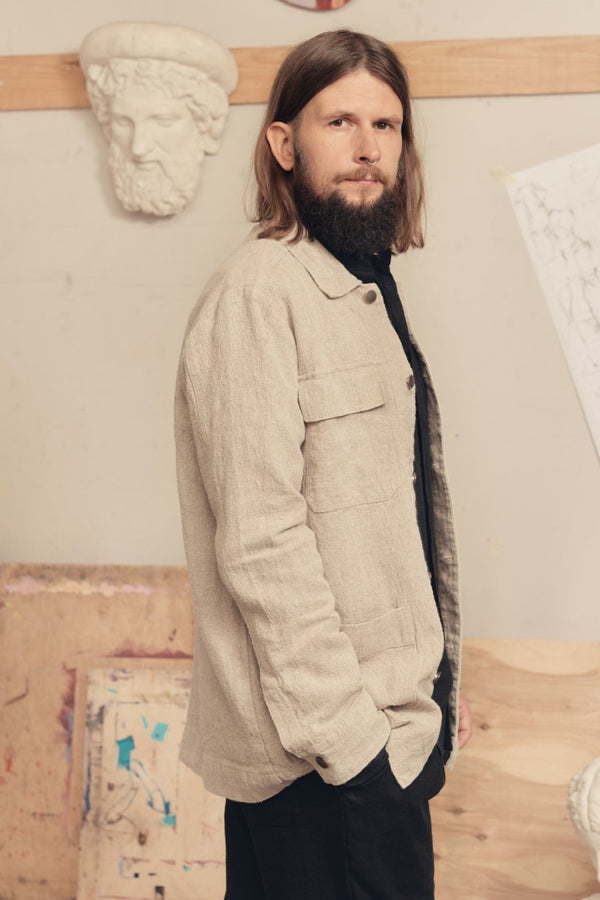 Linen Tales Natural Linen Maple Jacket