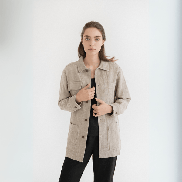 linen tales Natural Linen Maple Jacket