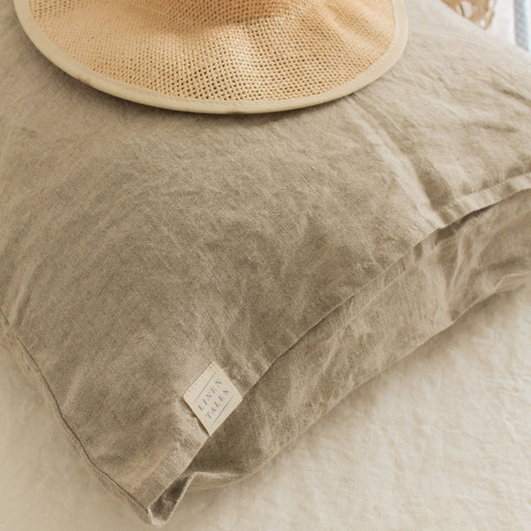 Linen Tales Natural Linen Pillowcase