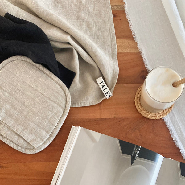 Linen Tales Natural Linen Potholder