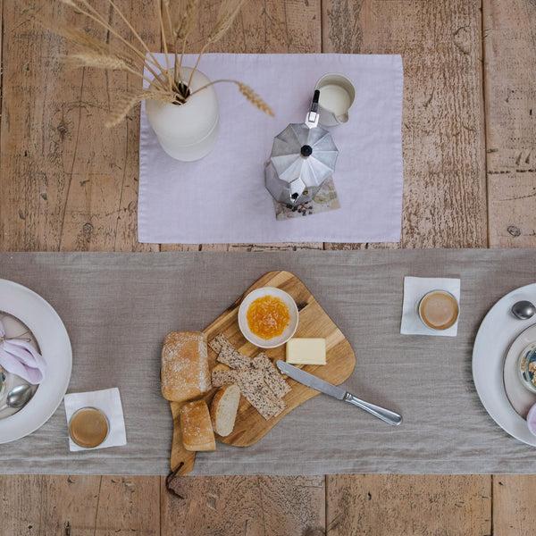 Linen Tales Natural Linen Table Runner