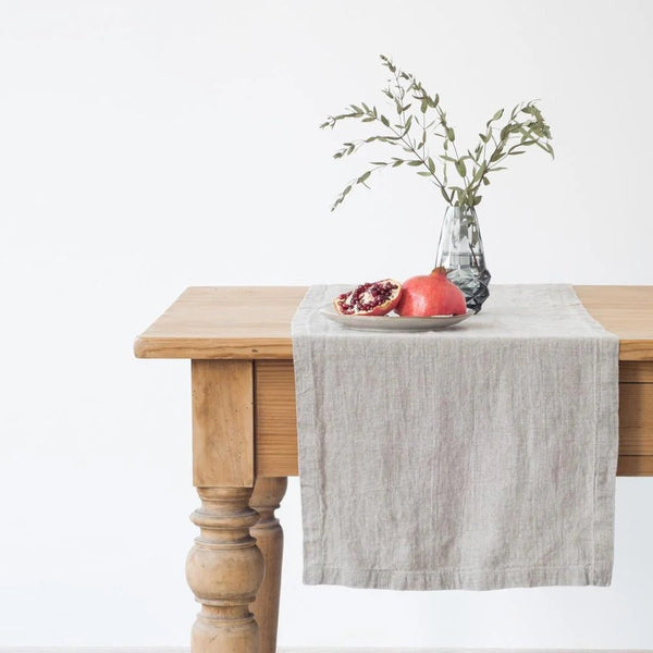linen tales Natural Linen Table Runner