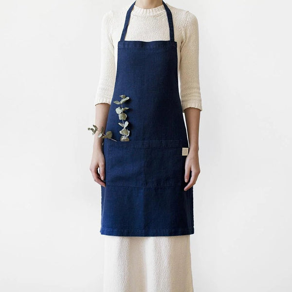 linen tales Navy Linen Daily Apron
