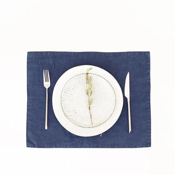 linen tales Navy Linen Placemat