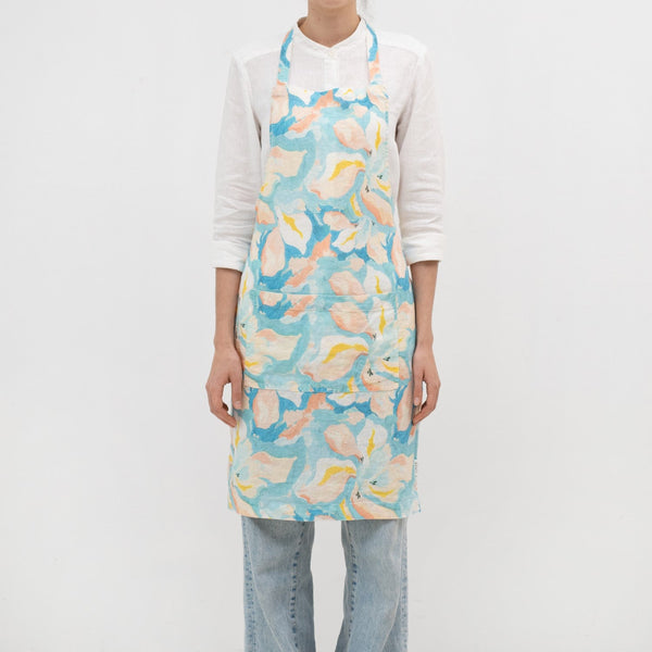 Linen Tales Pastel Iris Linen Daily Apron