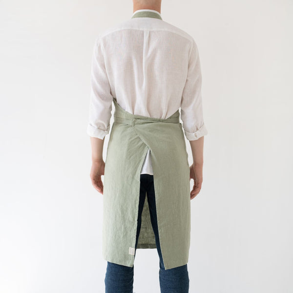 Linen Tales Sage Linen Chef Apron