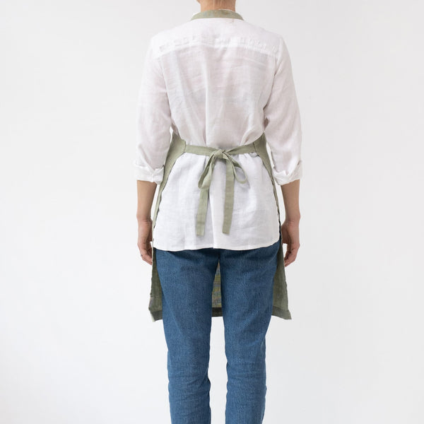 Linen Tales Sage Linen Daily Apron