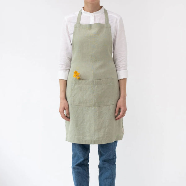 Linen Tales Sage Linen Daily Apron