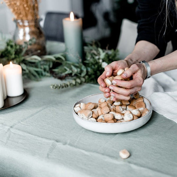 Linen Tales Sage Linen Tablecloth