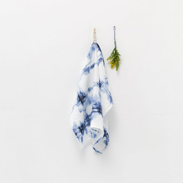 linen tales Tie Dye Linen Kitchen Towel