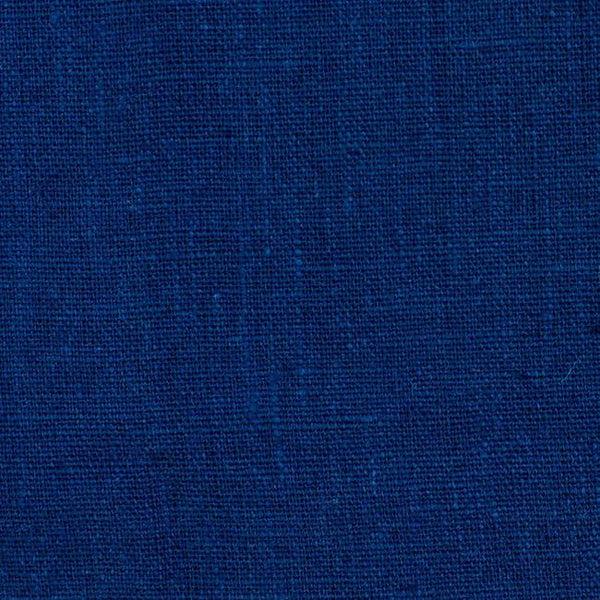linen tales Unwashed Navy Linen Fabric 215 g/sq.m