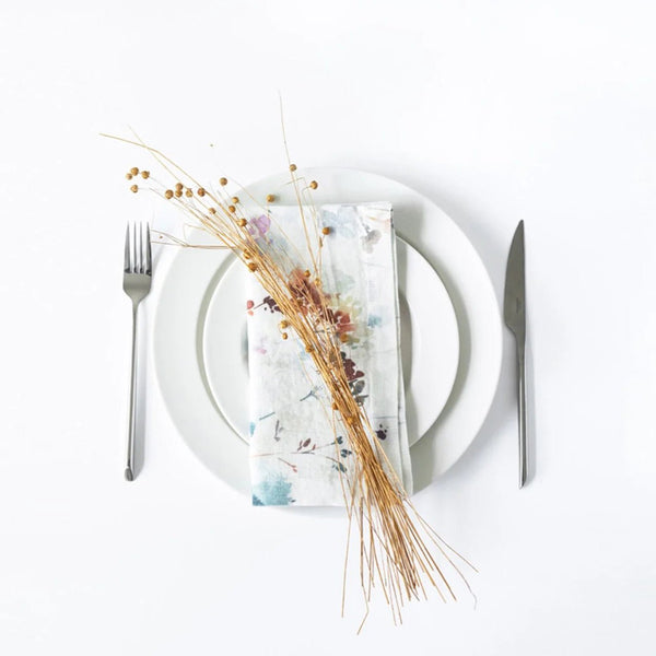 linen tales Watercolour Linen Napkins Set of 2