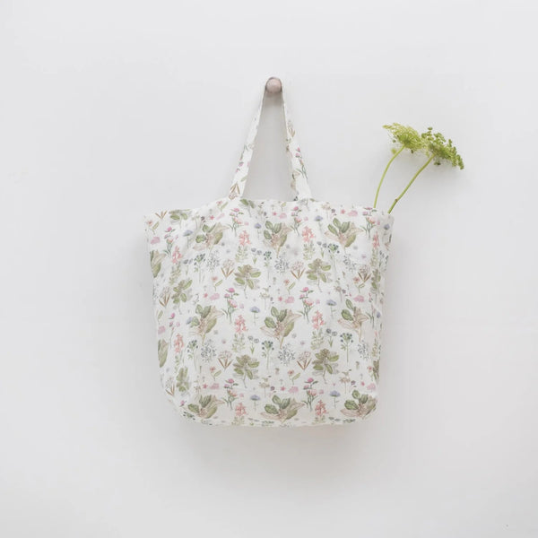 linen tales White Botany Linen Big Bag