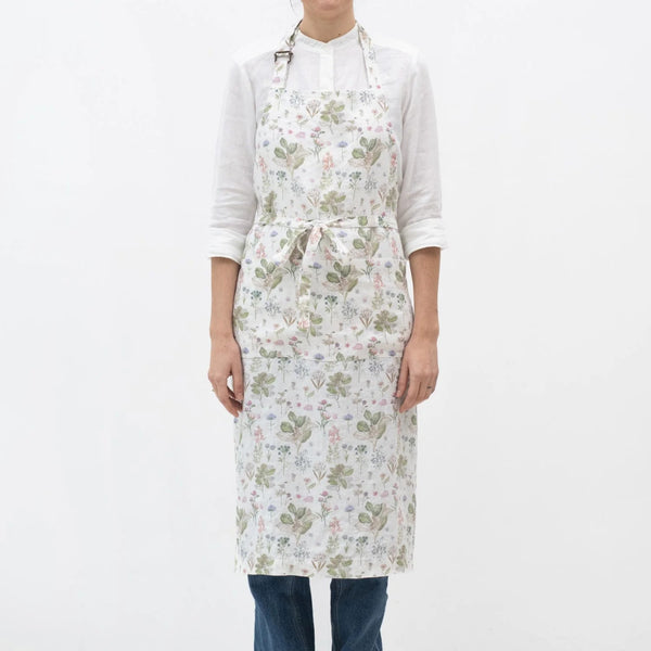 linen tales White Botany Linen Chef Apron