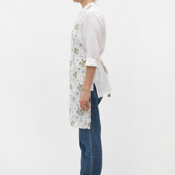Linen Tales White Botany Linen Daily Apron