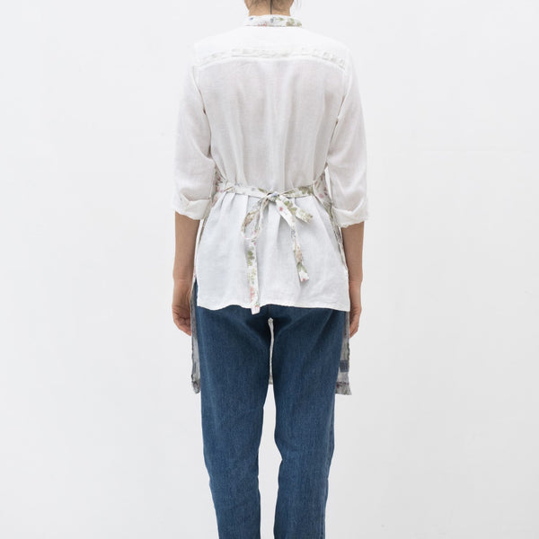 Linen Tales White Botany Linen Daily Apron