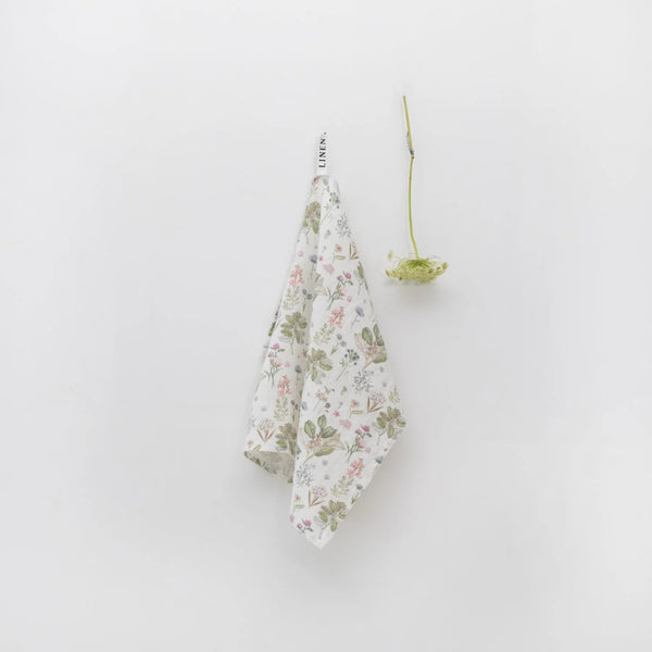 linen tales White Botany Linen Kitchen Towel