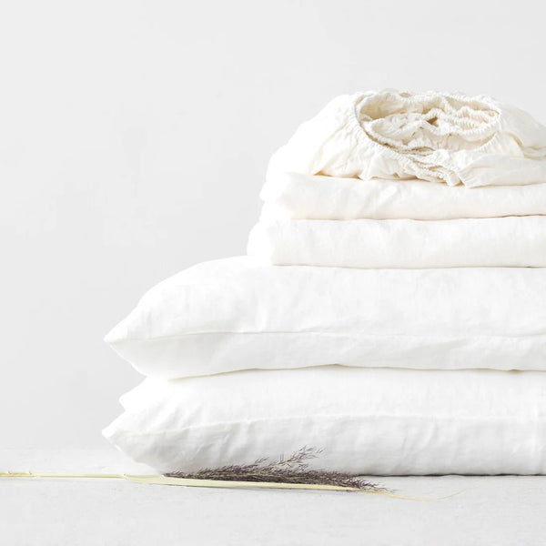 linen tales White Linen Sheet Set
