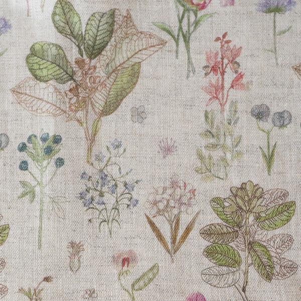 linen tales Unwashed Botany on Light Natural Linen Fabric 185 g/sq.m