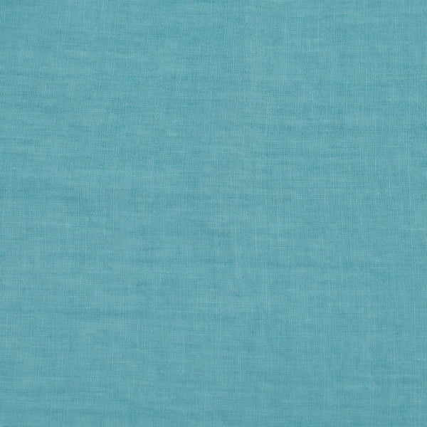 linen tales Unwashed Coastal Blue Linen Fabric 215 g/sq.m
