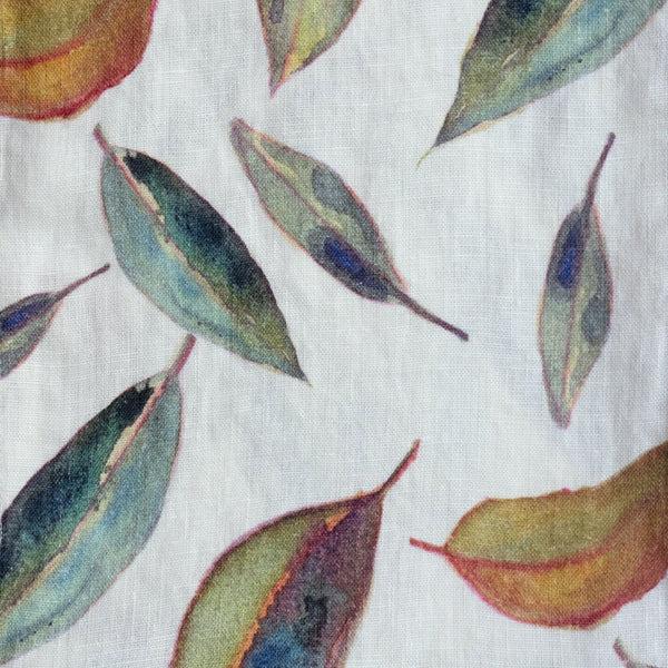 linen tales Unwashed Golden Fall Linen Fabric 185 g/sq.m