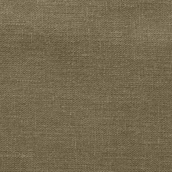 linen tales Unwashed Martini Olive Linen Fabric 215 g/sq.m