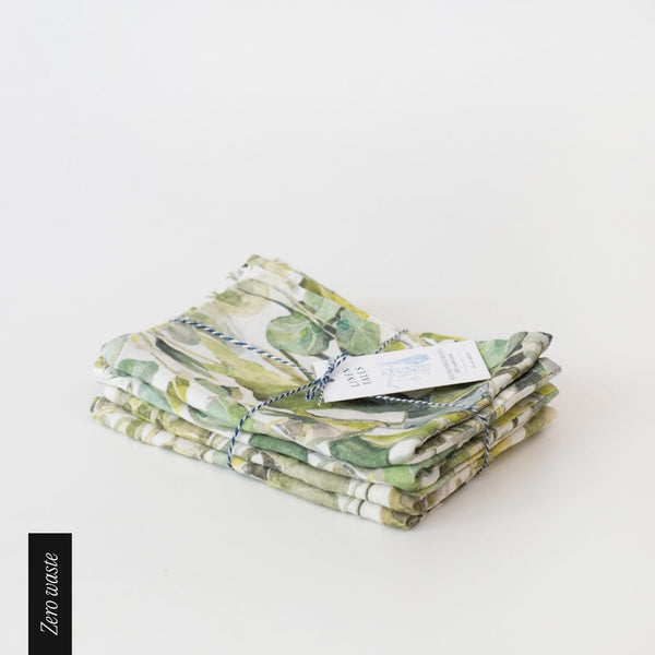 linen tales Zero Waste Lotus Linen Napkins Set of 4