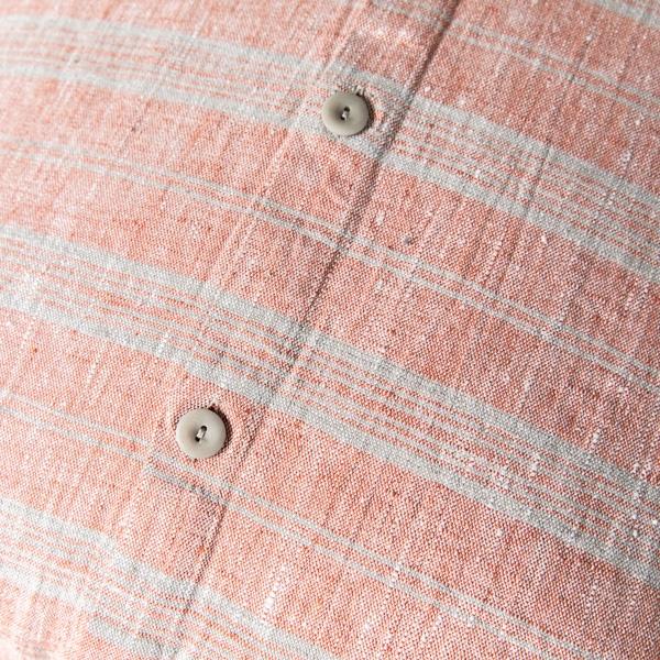 Linenme Linen Cushion Cover Brick Natural Multistripe