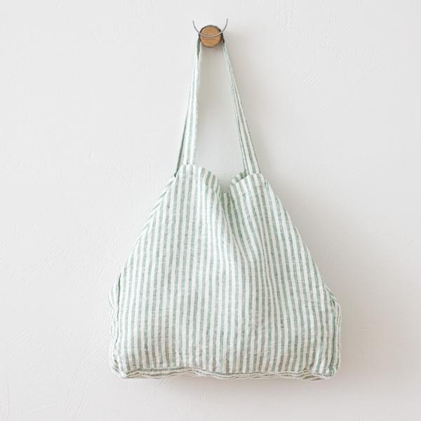linenme Aqua Foam Linen Beach Bag Brittany