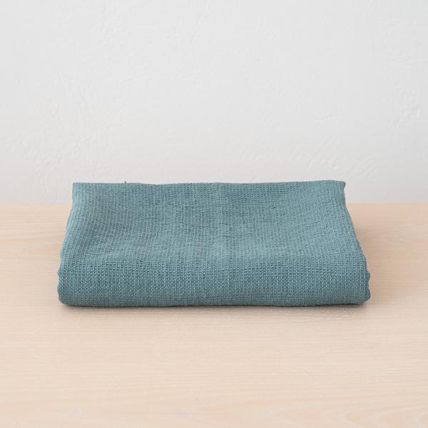 linenme Arctic Linen Waffle Bath Towel Washed