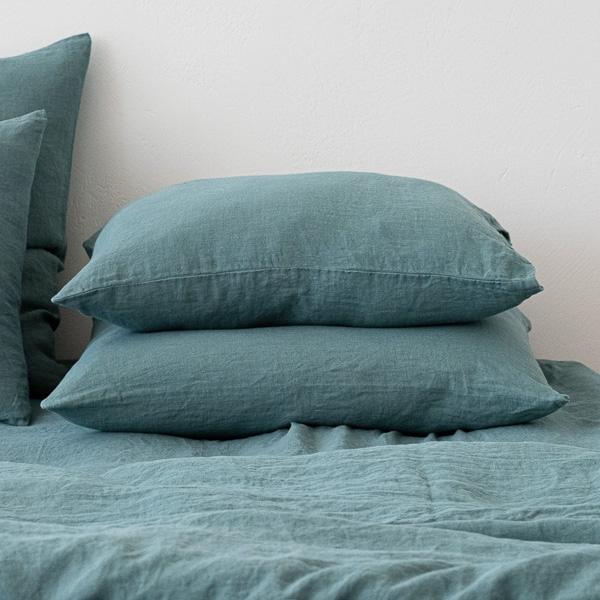 Linenme Arctic Stone Washed Bed Linen Pillow Case
