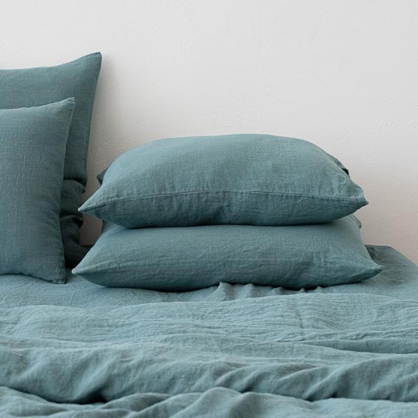 linenme Arctic Stone Washed Bed Linen Pillow Case